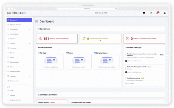 Funcionamento do Software Jurídico360